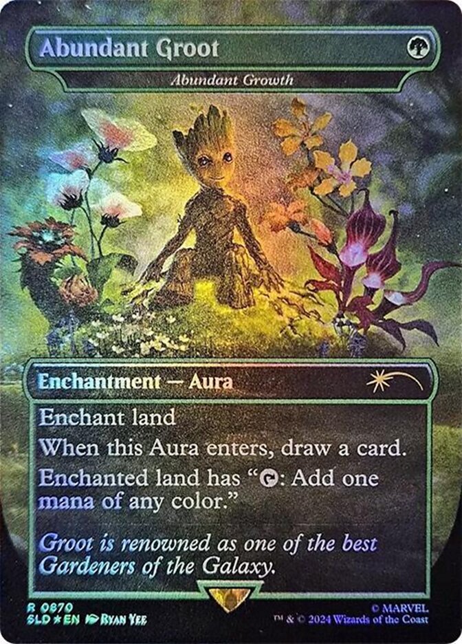 (英)【Foil】Abundant Groot[豊かな成長 / Abundant Growth]【SLD】 No.870