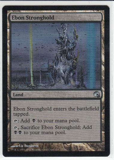 (英)【Foil】漆黒の要塞 / Ebon Stronghold【GRAVE】 No.025