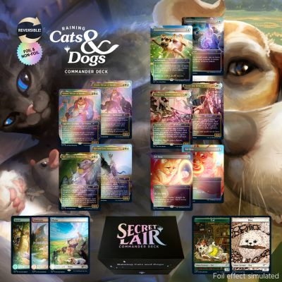 (英)Secret Lair Commander Deck: Raining Cats and Dogs 【BOX】 ※発送方法は「ゆうパック」を選択してください。