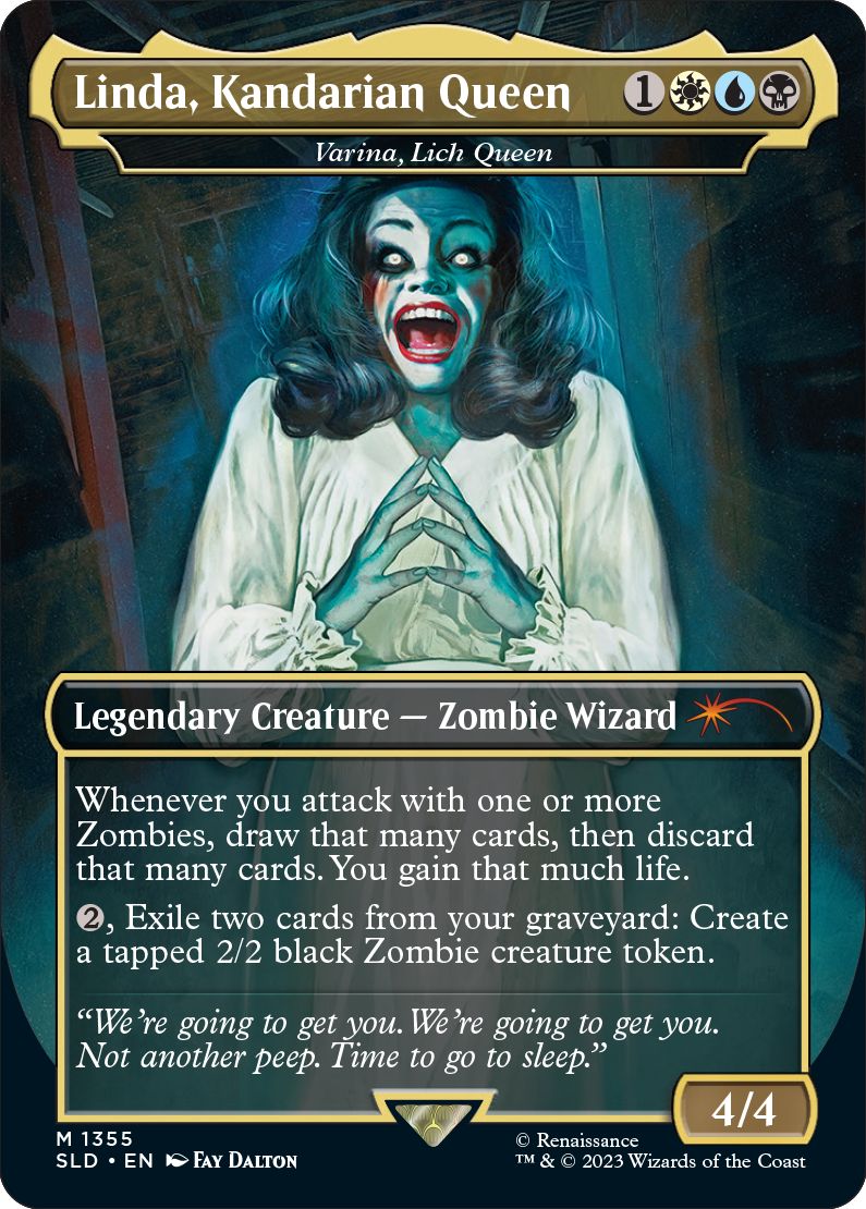 (英)Linda, Kandarian Queen[リッチの女王、ヴァリーナ / Varina, Lich Queen]【SLD】 Secret Lair x The Evil Dead No.1355