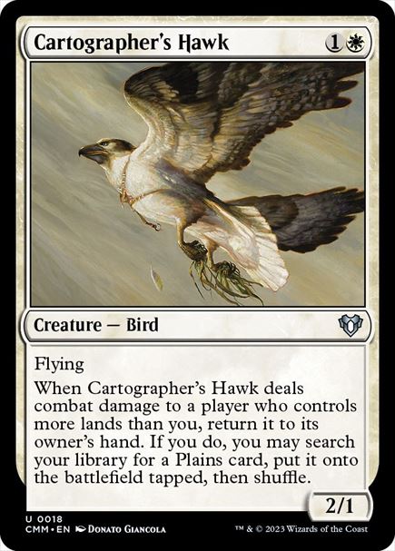 (英)【Foil】地図作りの鷹 / Cartographer's Hawk【CMM】 No.0018