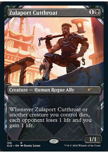 (英)【Foil】ズーラポートの殺し屋 / Zulaport Cutthroat【SLD】Showcase: Zendikar Revisited No.156