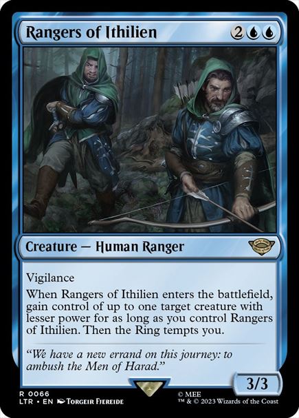 (英)【Foil】イシリアンのレンジャー / Rangers of Ithilien【LTR】 No.066