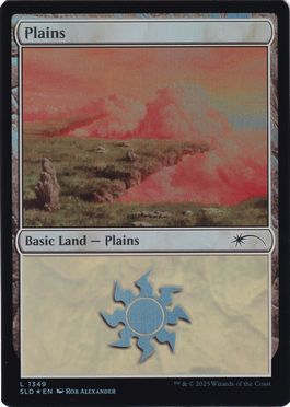 (英)【Foil】平地 / Plains【SLD】Angels: They're Just Like Us but Cooler and with Wings No.1349