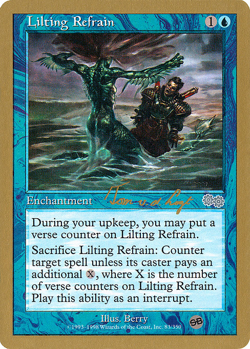 (英)軽快なリフレイン / Lilting Refrain【WC00】 World Championship Decks 2000 Tom van de Logt サイドボード 金枠 No.032