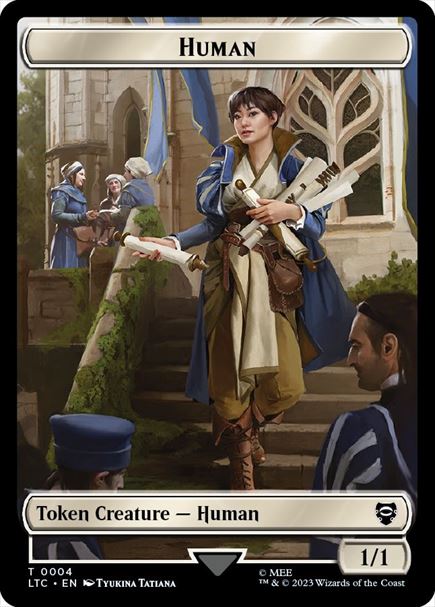 (英)人間トークン / Human Token No.004 - 人間・兵士トークン / Human Soldier Token【LTC-TOKEN】 No.001