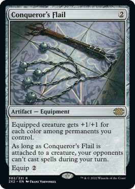 (英)【Foil】征服者のフレイル / Conqueror's Flail【2X2】 No.302