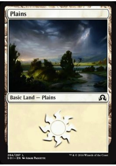 (英)【Foil】平地 / Plains【SOI】 No.284