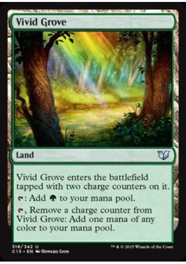 (英)鮮烈な林 / Vivid Grove【C15】 No.318