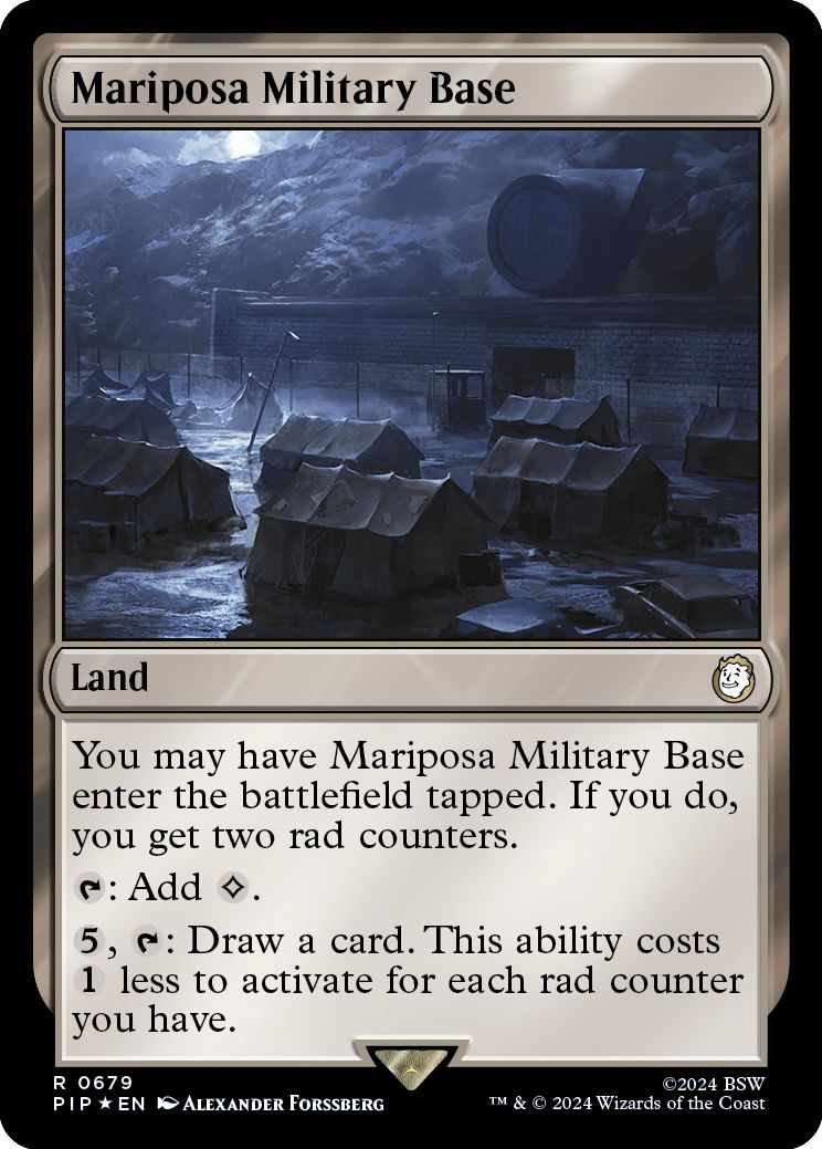 (英)【Surge-Foil】マリポーサ軍事基地 / Mariposa Military Base【PIP】 No.0679