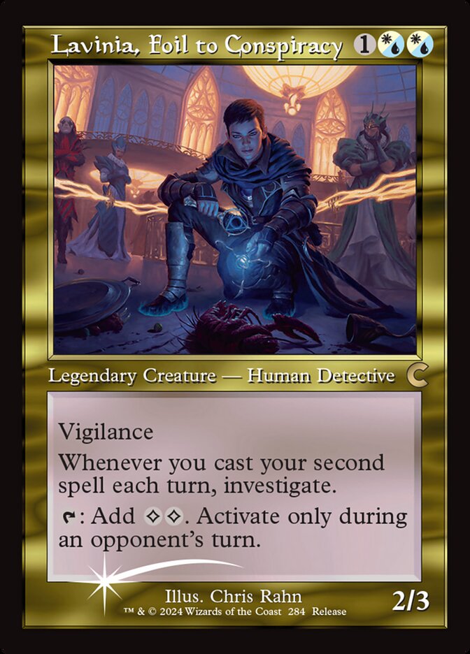 (英)【Foil】Lavinia, Foil to Conspiracy【CLU】発売記念プロモ No.284