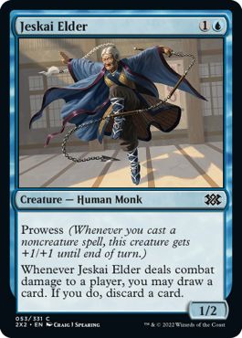 (英)【Foil】ジェスカイの長老 / Jeskai Elder【2X2】 No.053