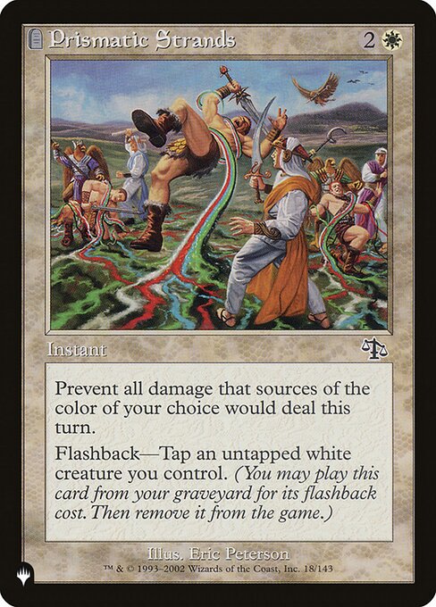 (英)虹色の断片 / Prismatic Strands【JUD】 PWシンボル付き再販 No.018