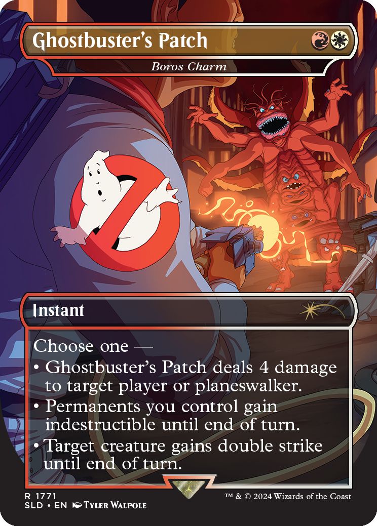 (英)【Foil】Ghostbuster's Patch[ボロスの魔除け / Boros Charm]【SLD】Secret Lair x Ghostbusters: The Real Ghostbusters No.1771