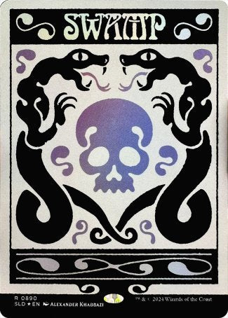 (英)【Foil】沼 / Swamp【SLD】 Deceptive Districts No.890