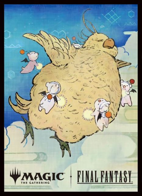 【サプライ】 FINAL FANTASY プレイヤーズカードスリーブ MFS-55 「木版画」ボーダーレス版 《召喚：デブチョコボ》 (80枚入り)  ※発送方法は「ゆうパック」を選択してください。