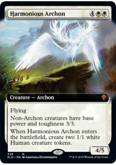 (英)【Foil】調和のアルコン / Harmonious Archon ★拡張枠★ 【ELD】 No.338
