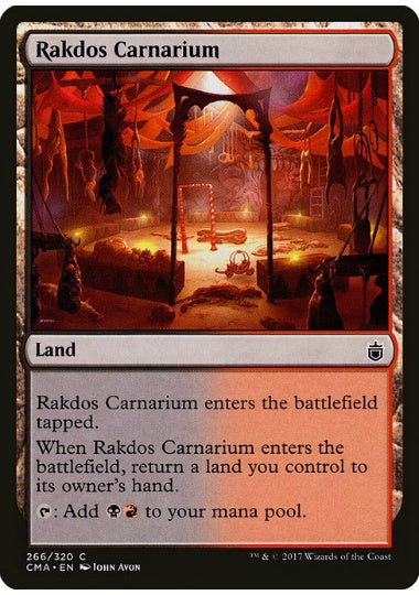 (英)ラクドスの肉儀場 / Rakdos Carnarium【CMDANTHO】 No.266