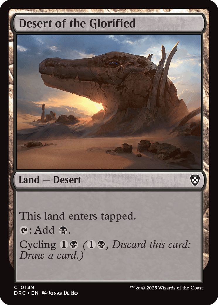 (英)栄光の砂漠 / Desert of the Glorified【DRC】 No.149