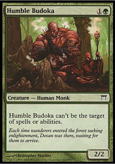 (英)【Foil】謙虚な武道家 / Humble Budoka【CHK】 No.214