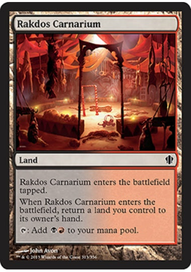 (英)ラクドスの肉儀場 / Rakdos Carnarium【C13】 No.313