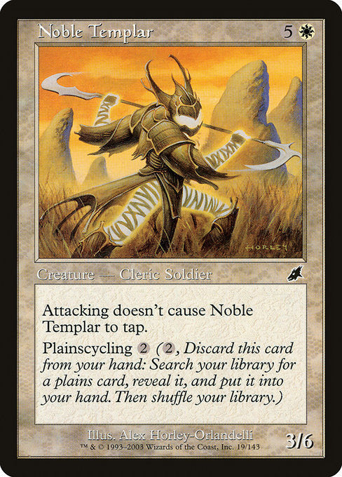 (英)気高き院僧 / Noble Templar【SCG】 No.019