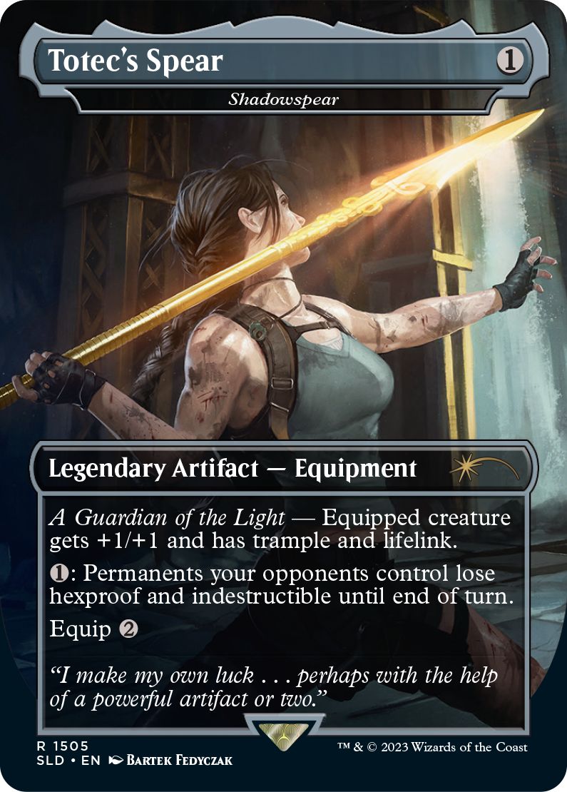 (英)Totec's Spear[影槍 / Shadowspear]【SLD】 Secret Lair x Tomb Raider No.1505