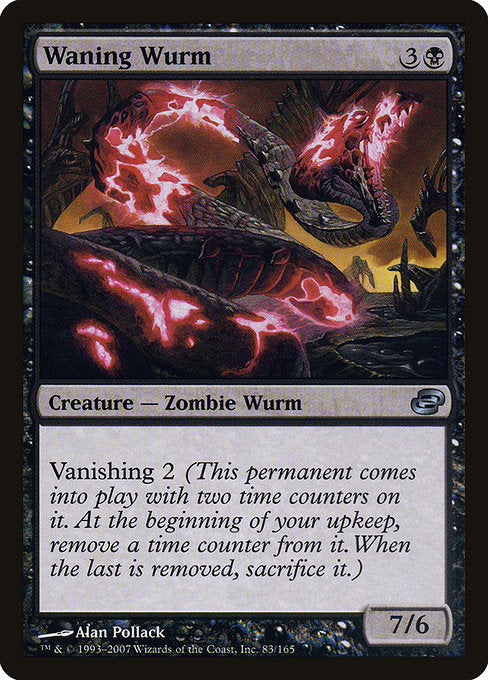 (英)【Foil】衰退するワーム / Waning Wurm【PLC】 No.083
