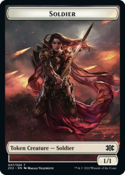 (英)兵士トークン / Soldier Token【2X2-TOKEN】 No.007