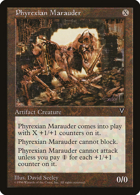 (英)ファイレクシアの略奪機 / Phyrexian Marauder【VIS】 No.151