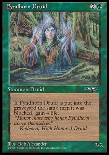 (英)Fyndhorn Druid【ALL】 (青い魔力) No.090B