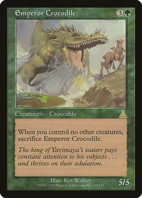(英)【Foil】皇帝クロコダイル / Emperor Crocodile【UDS】 No.105