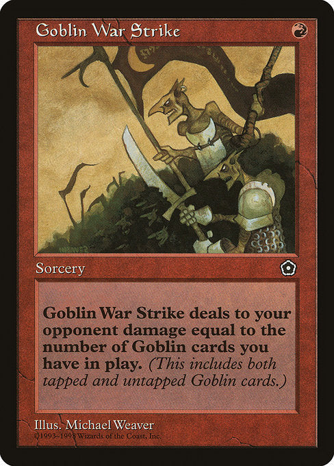 (英)ゴブリンの集中攻撃 / Goblin War Strike【P02】 No.105