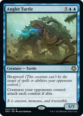 (英)釣り亀 / Angler Turtle【GN3】 No.023