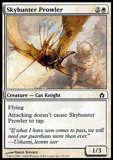 (英)【Foil】うろつく空狩人 / Skyhunter Prowler【5DN】 No.015