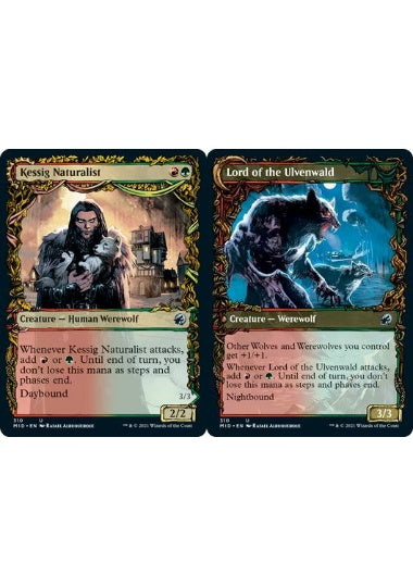 (英)【Foil】ケッシグの自然主義者 / Kessig Naturalist - ウルヴェンワルドの王 / Lord of the Ulvenwald ★ショーケース枠★(秋分カード) 【MID】 No.310