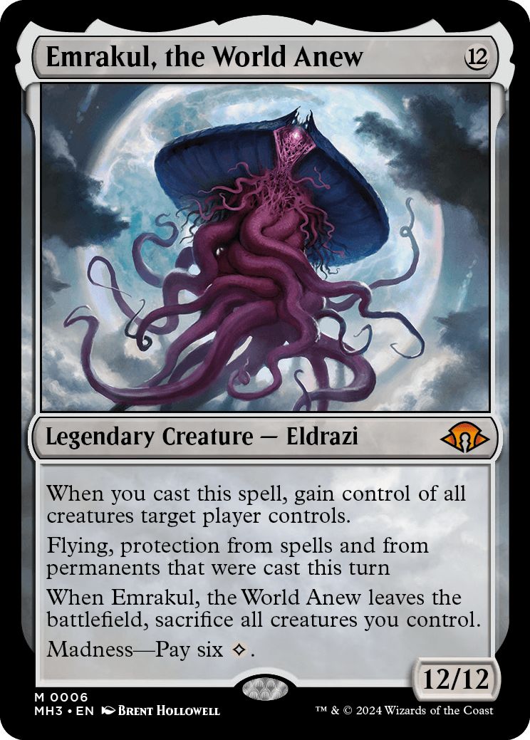 (英)【Foil】再誕世界、エムラクール / Emrakul, the World Anew【MH3】 No.006