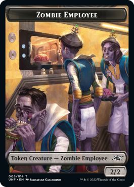 (英)ゾンビ・従業員トークン / Zombie Employee Token【UNF-TOKEN】 No.006