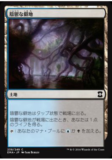 (日)【Foil】陰鬱な僻地 / Dismal Backwater【EMA】 No.238