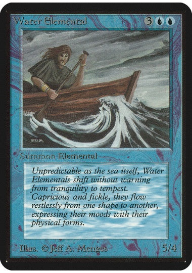 (英)水の精霊 / Water Elemental【ALPHA】 No.091