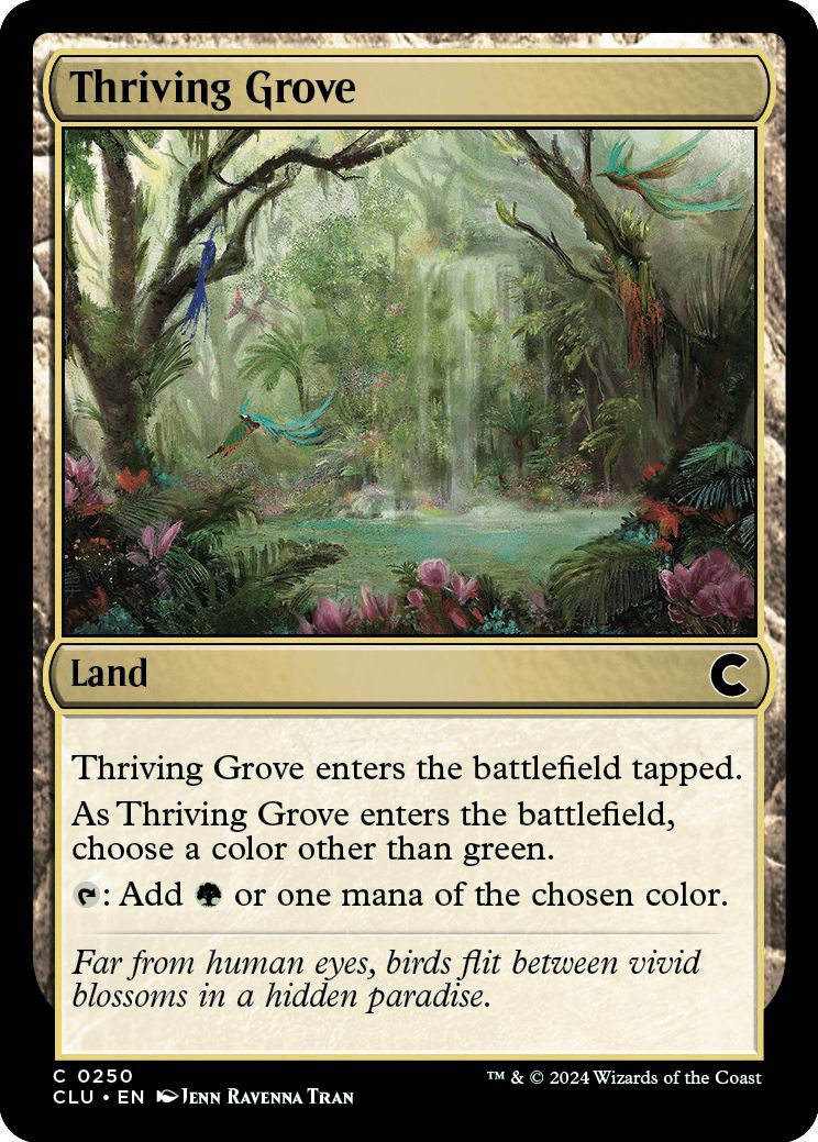 (英)興隆する木立 / Thriving Grove【CLU】 No.250