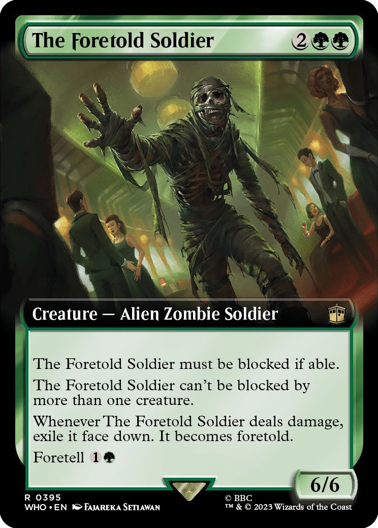 (英)【Foil】フォートールドの兵士 / The Foretold Soldier ★拡張枠★ 【WHO】 No.0395