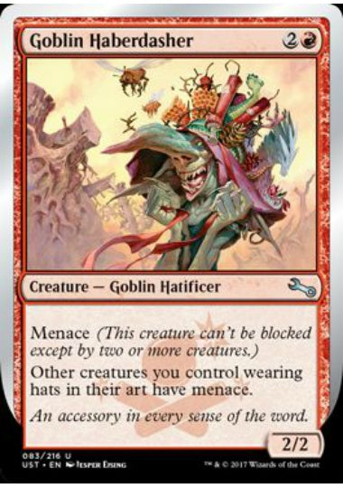 (英)【Foil】Goblin Haberdasher 【UST】 No.083