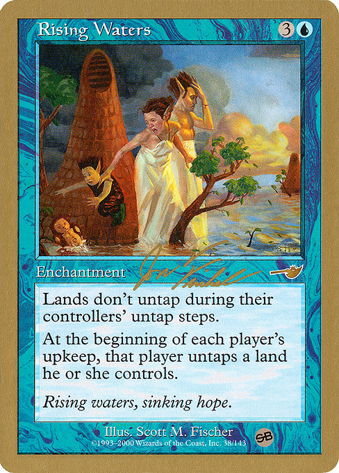(英)水位の上昇 / Rising Waters【WC00】 World Championship Decks 2000 Jon Finkel サイドボード 金枠 No.036