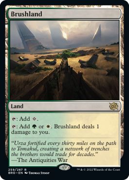 (英)【Foil】低木林地 / Brushland【BRO】 No.259