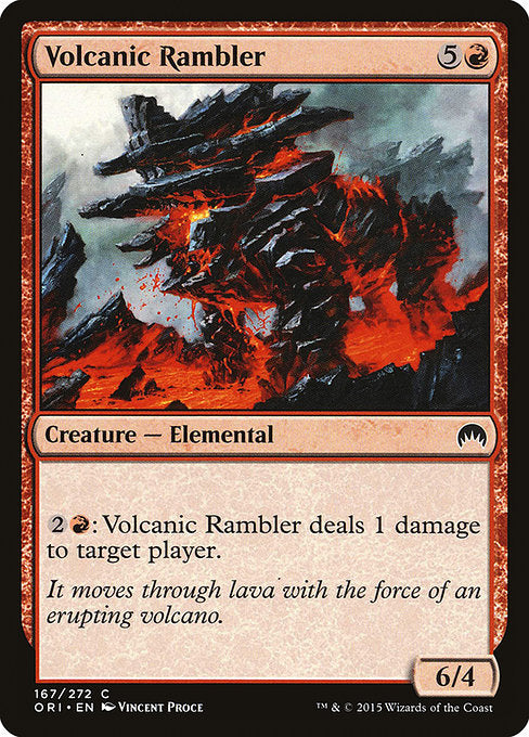 (英)【Foil】火山の彷徨 / Volcanic Rambler【ORI】 No.167