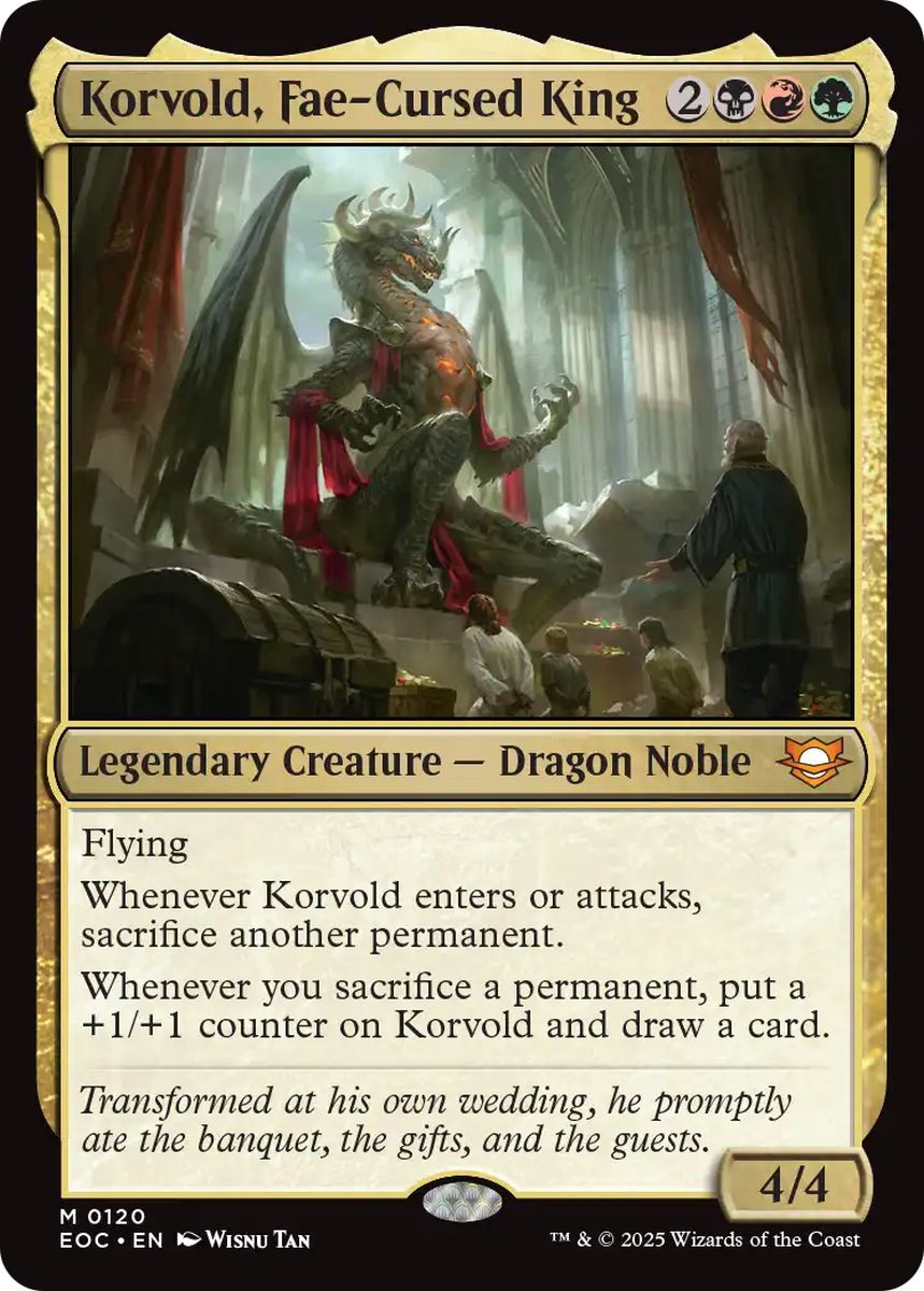 (英)フェイに呪われた王、コルヴォルド / Korvold, Fae-Cursed King【EOC】 No.120