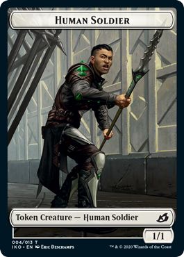 (英)人間・兵士トークン / Human Soldier Token【IKO-TOKEN】 No.004