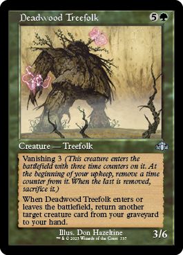 (英)デッドウッドのツリーフォーク / Deadwood Treefolk ★ショーケース枠★(旧枠加工カード) 【DMR】 No.337