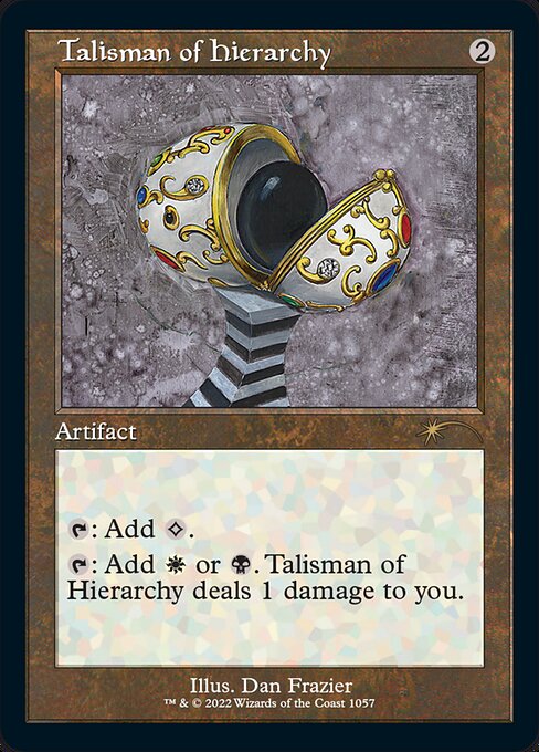 (英)【エッチングFoil】聖列のタリスマン / Talisman of Hierarchy【SLD】 旧枠 Dan Frazier Is Back Again: The Enemy Talismans No.1057